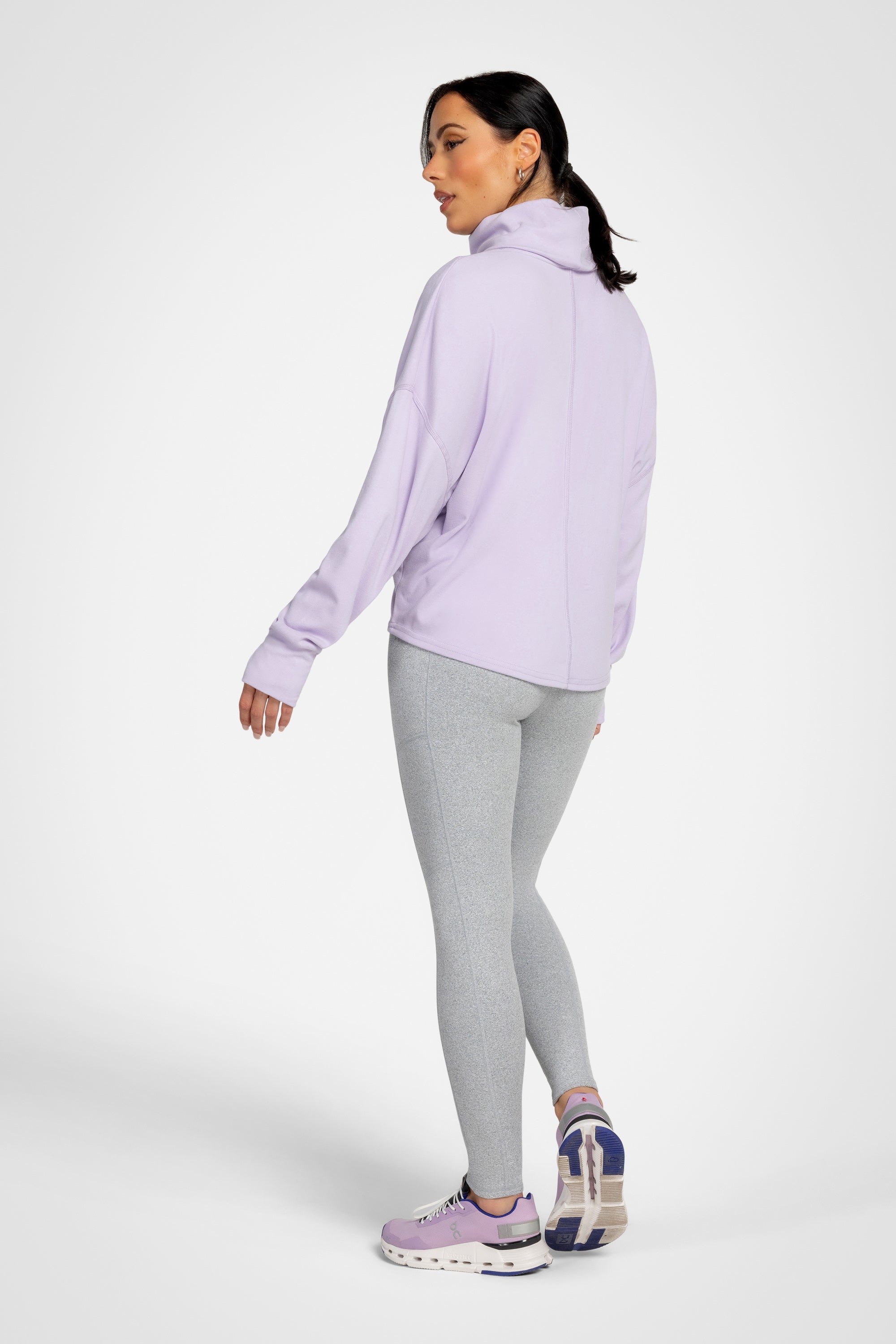 Solace Ribbed Turtleneck Top