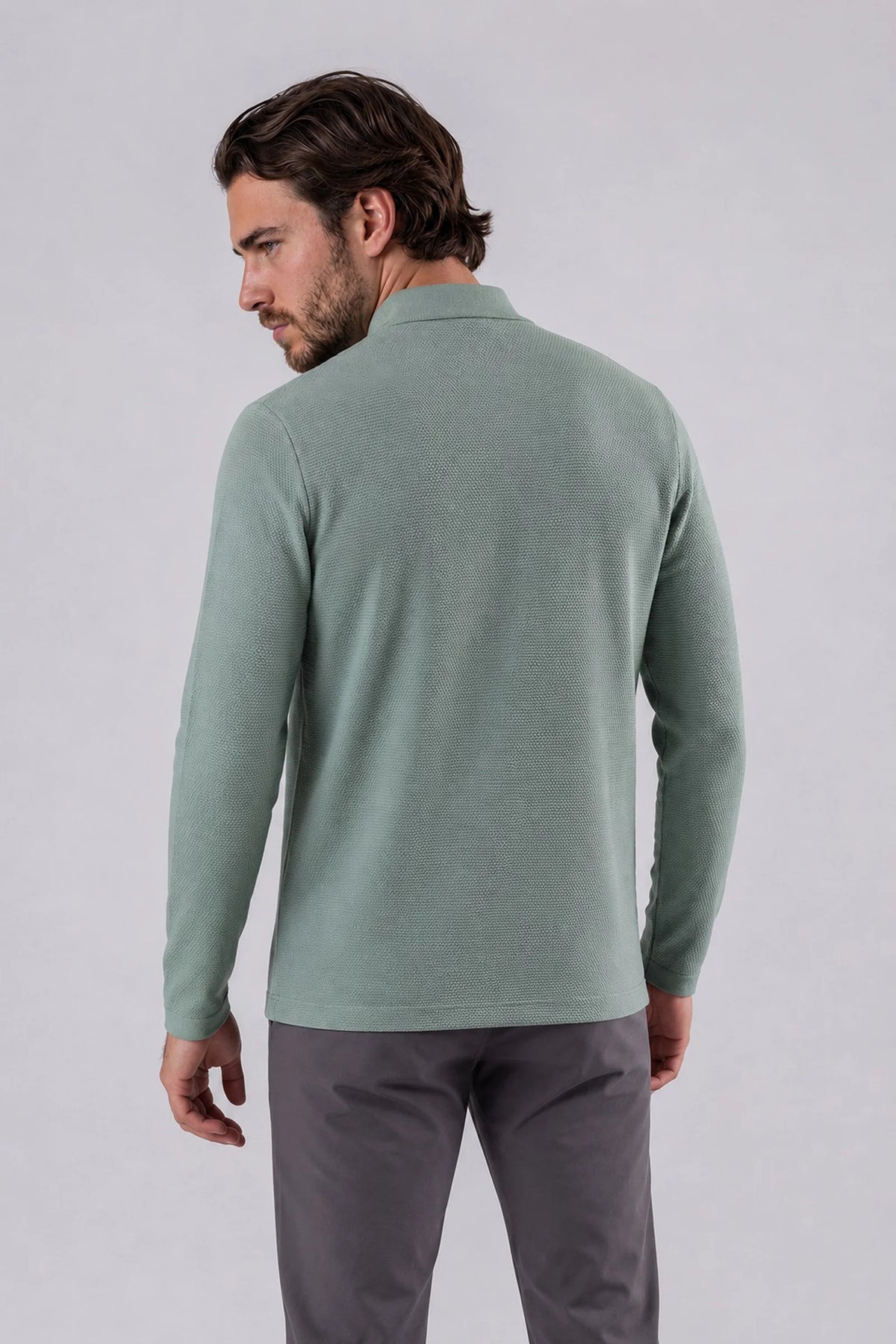 Ronaldo Zip Mock Top