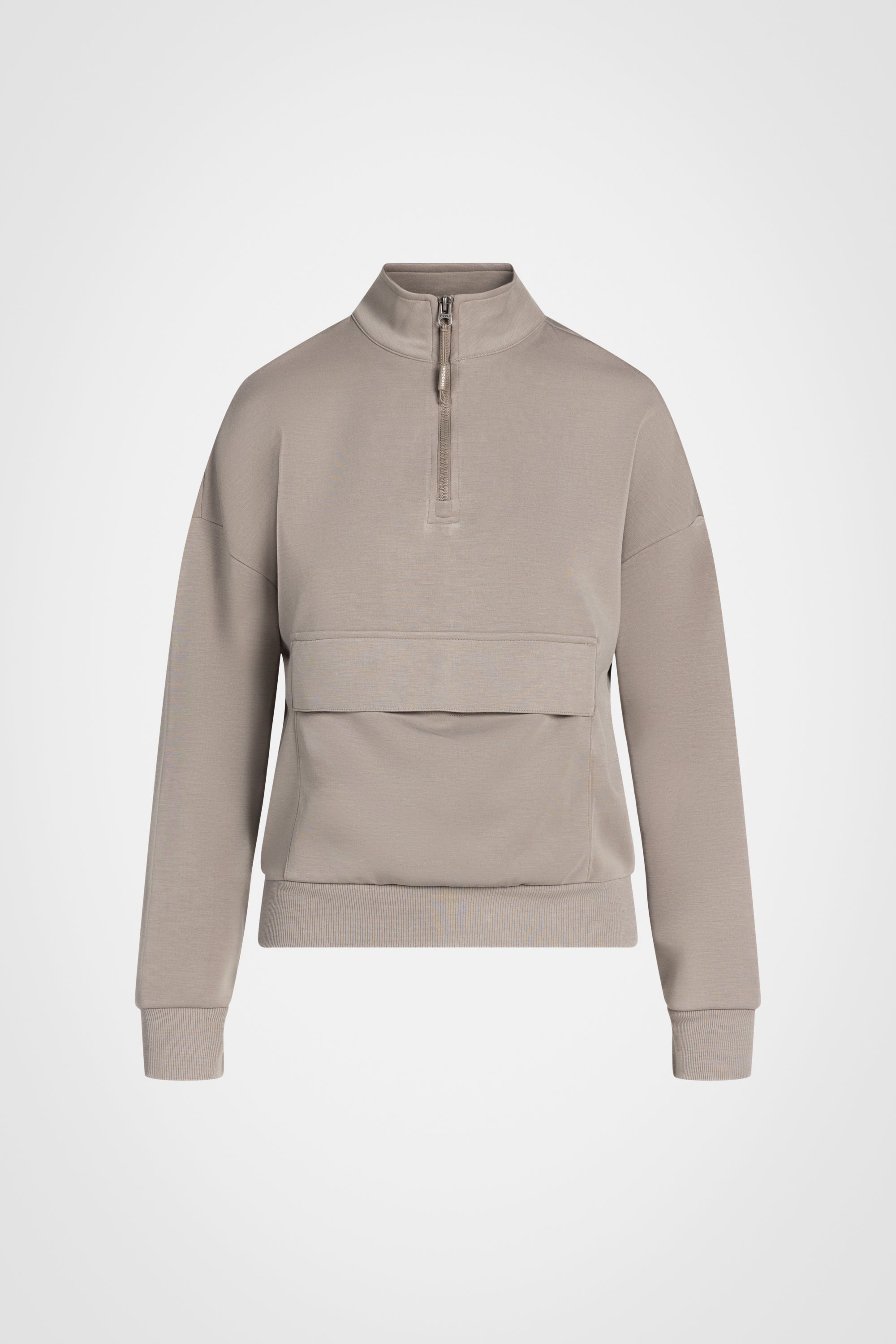 Sanded Modal Mock Neck Pullover