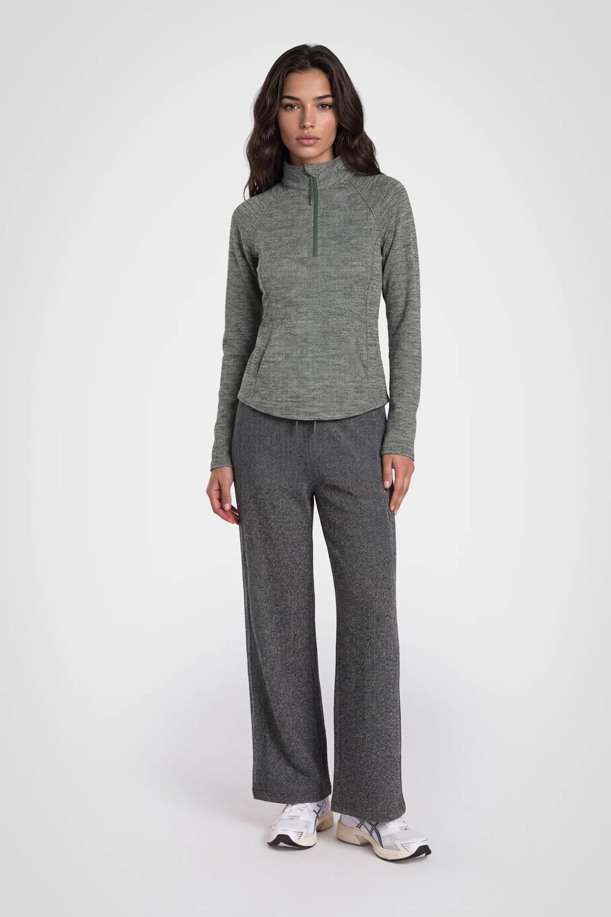 Evergreen Cozy Half-Zip Pullover