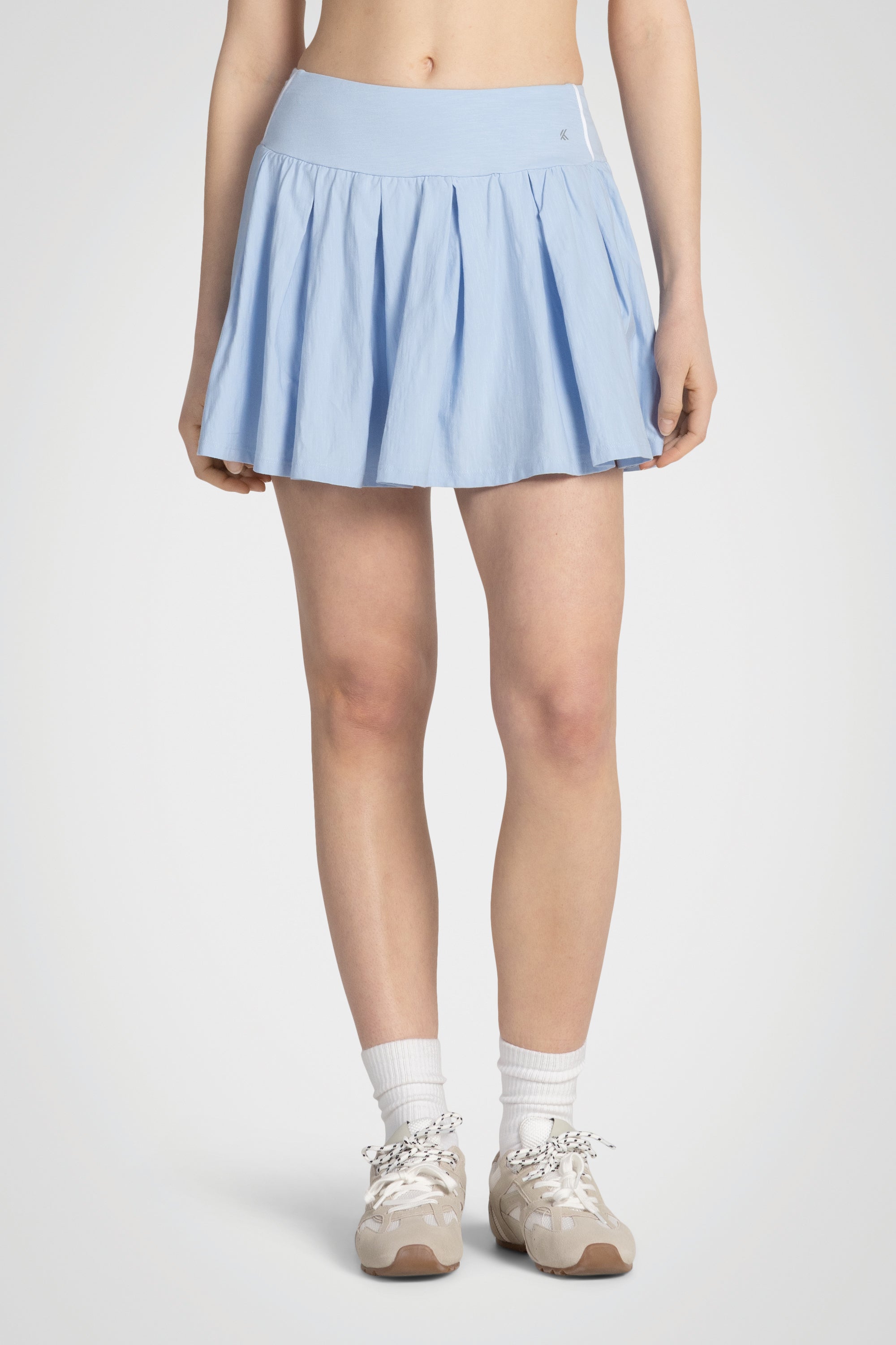 AeroLine Cotton Slub Pleated Skort