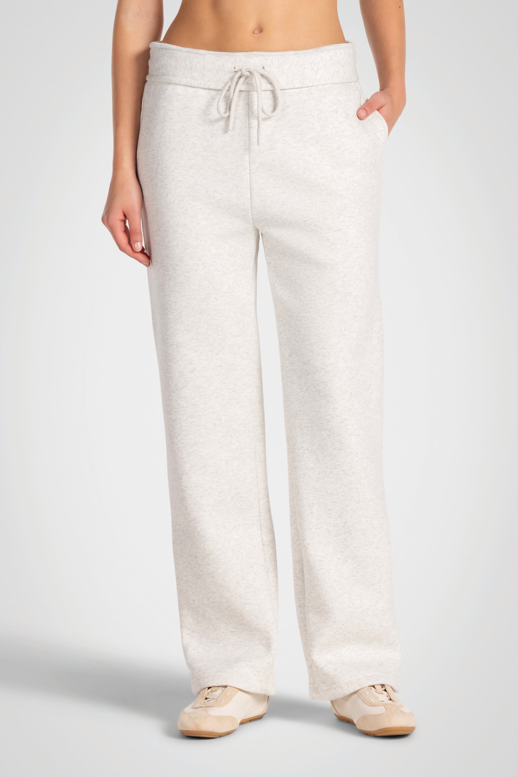 CozyLuxe Wide Leg Fleece Pant
