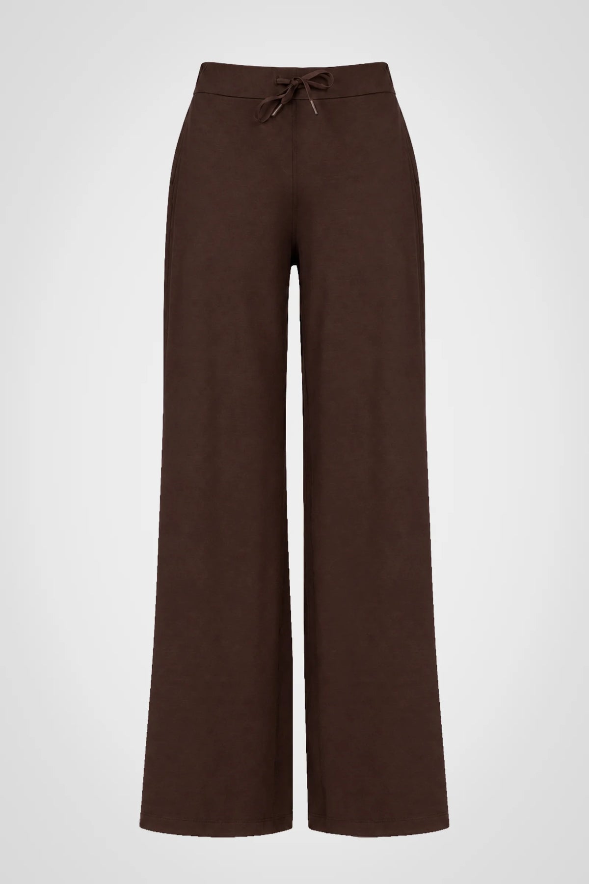 Aerelle Moss Jersey Wide-Leg Pants