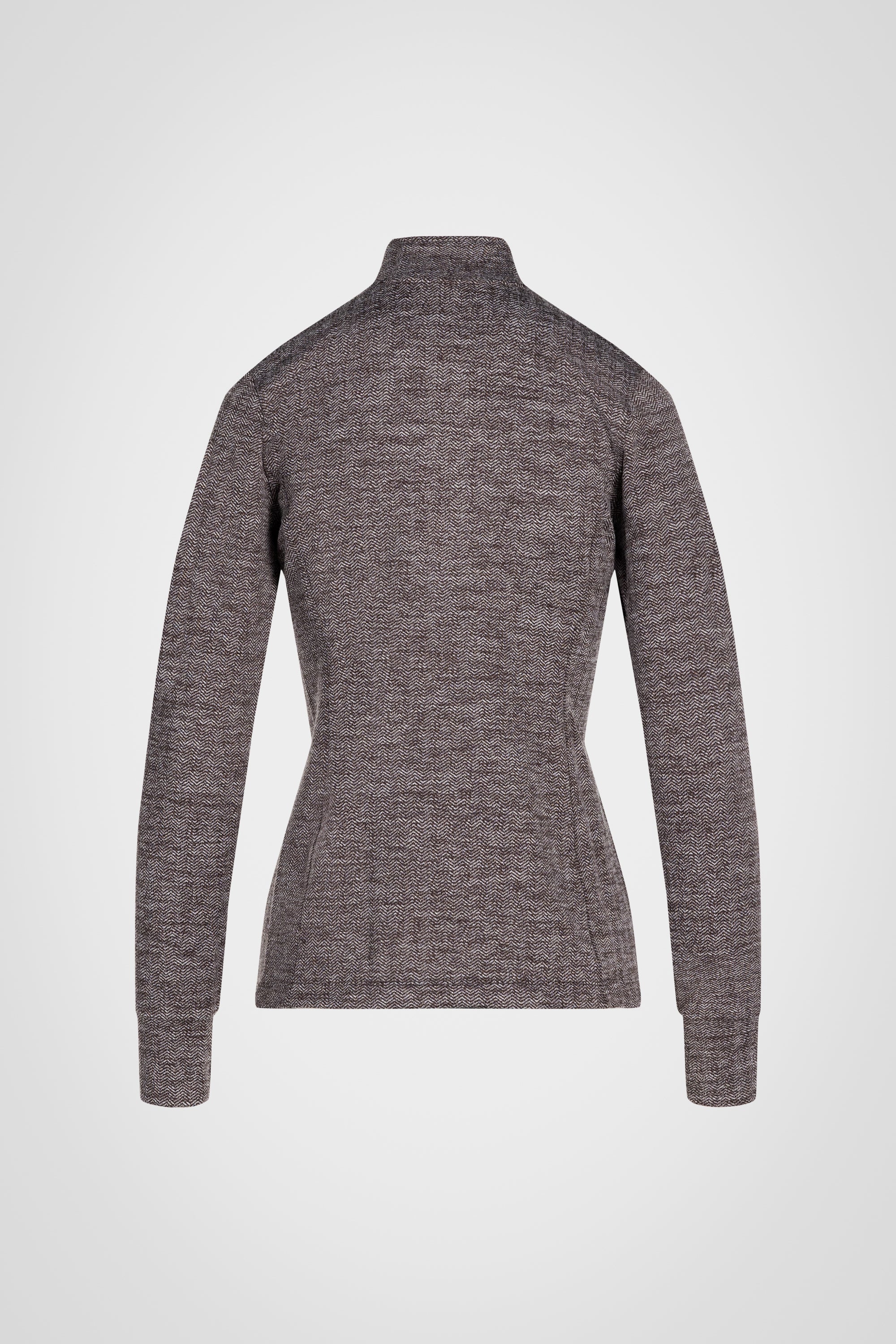 Equinox 1/4 Zip Double Brushed Jacquard Sweater