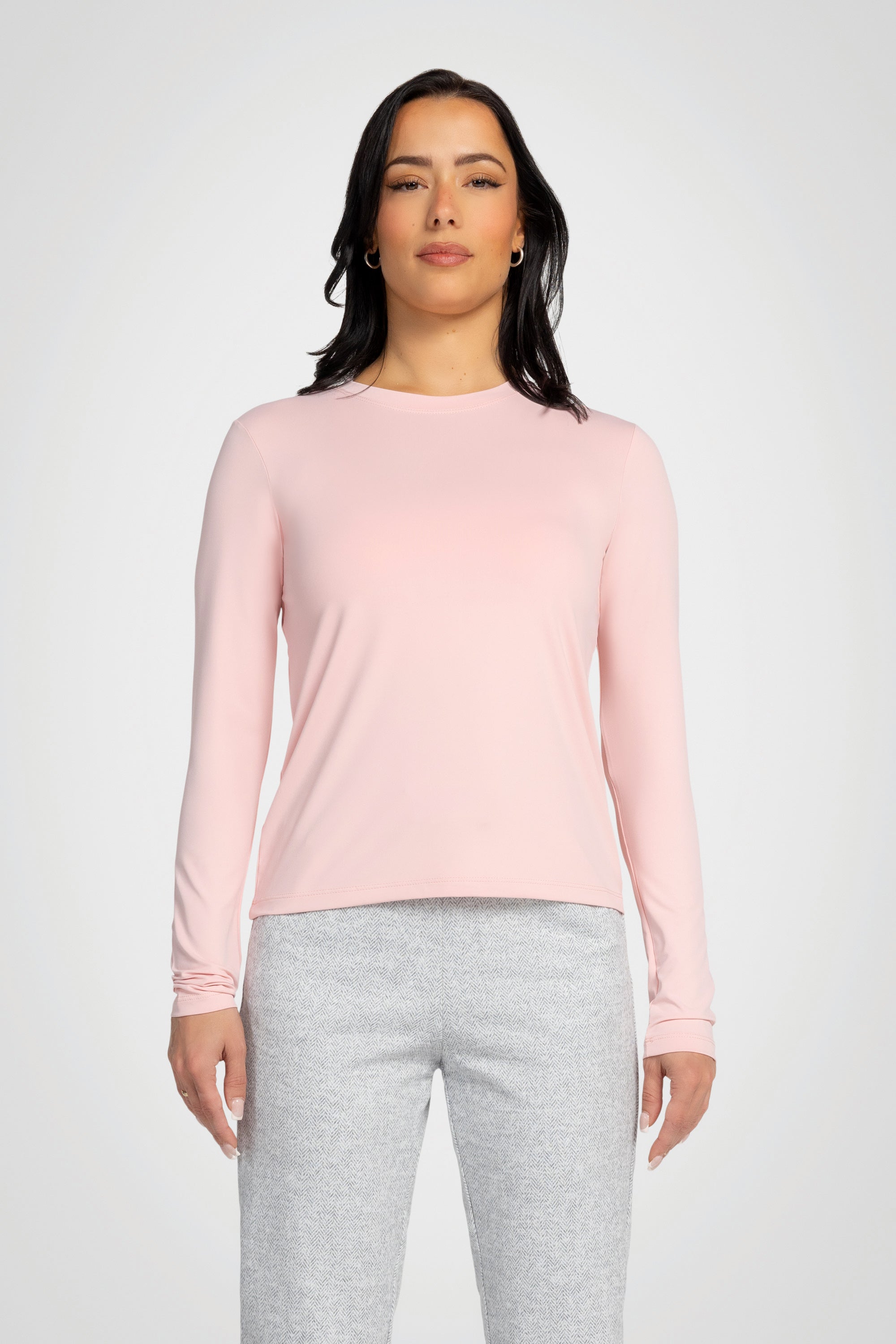 Willow Long-Sleeve Crewneck Top