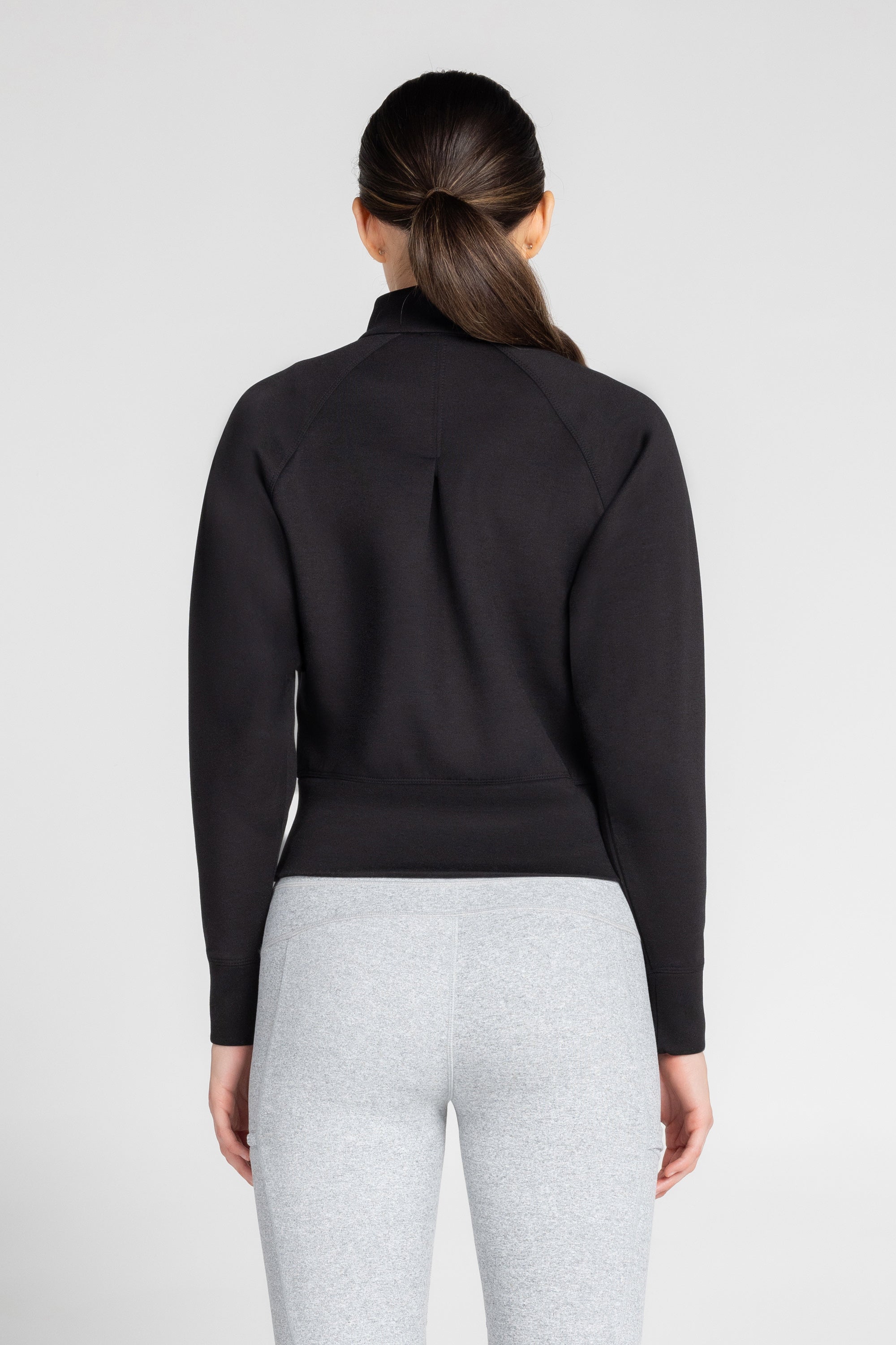 Lorelai Mock Neck Half Zip Sweatshirt