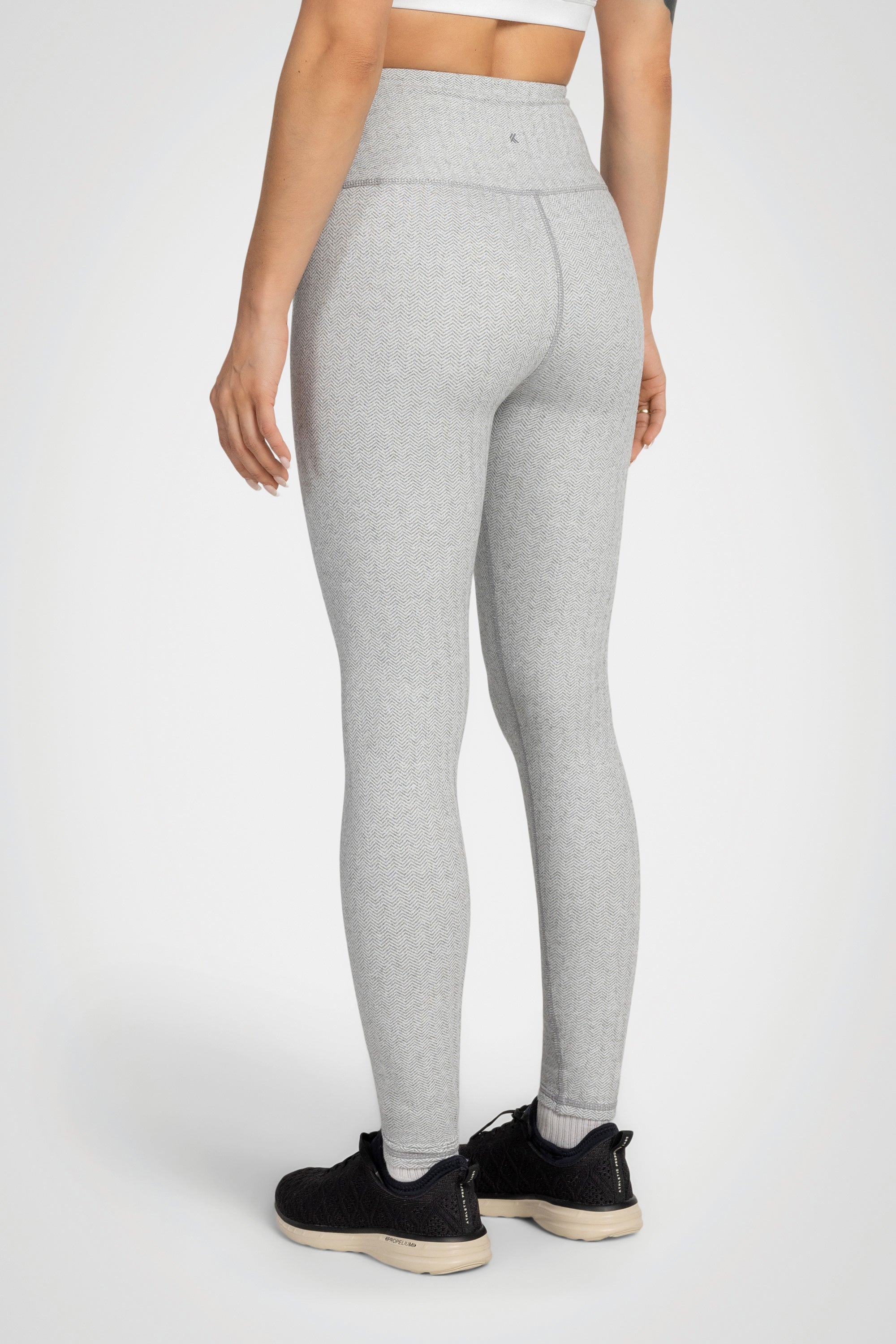 Herringbone Jacquard High-Waist Legging – 27”