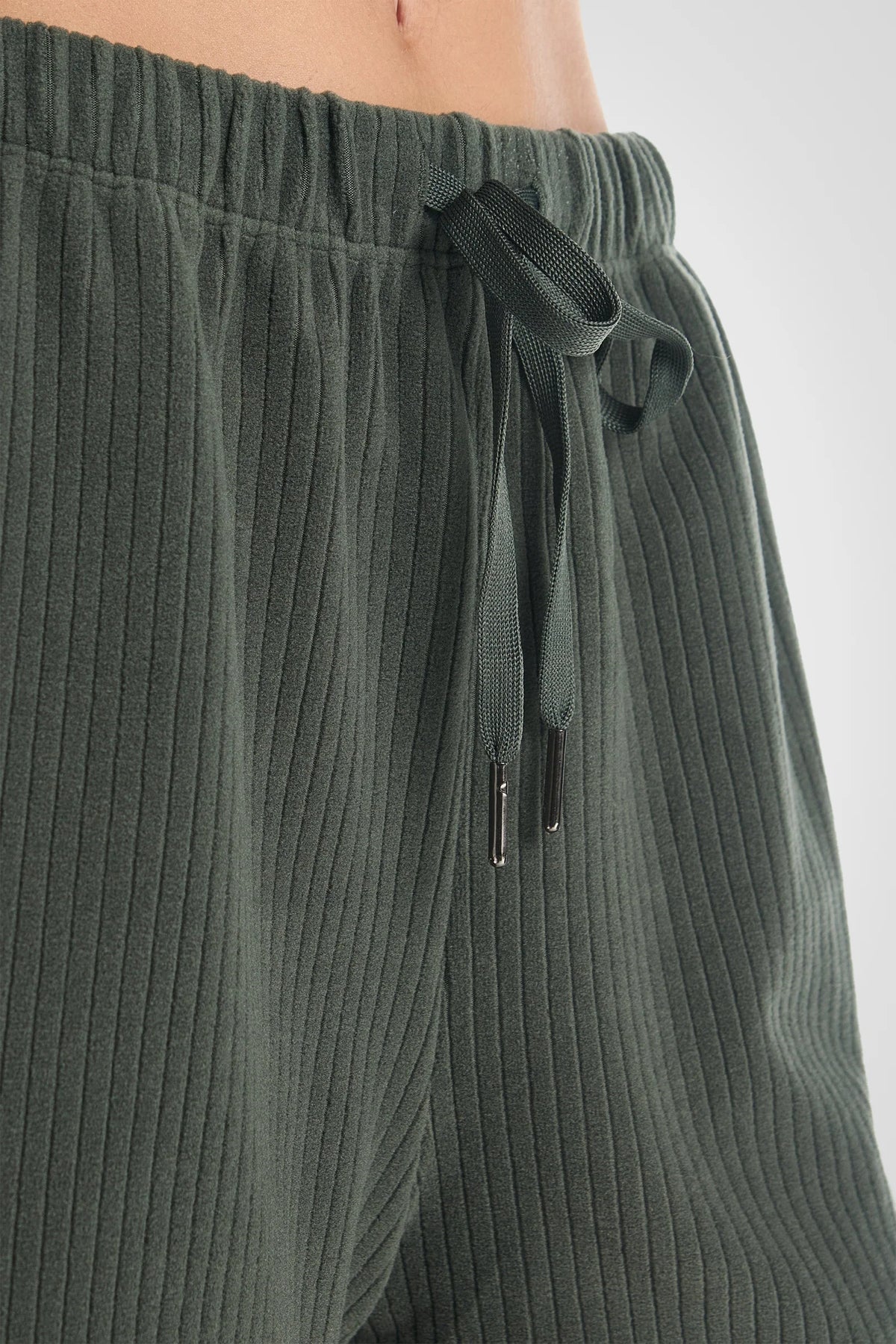 Velour Ribbed Lounge Shorts