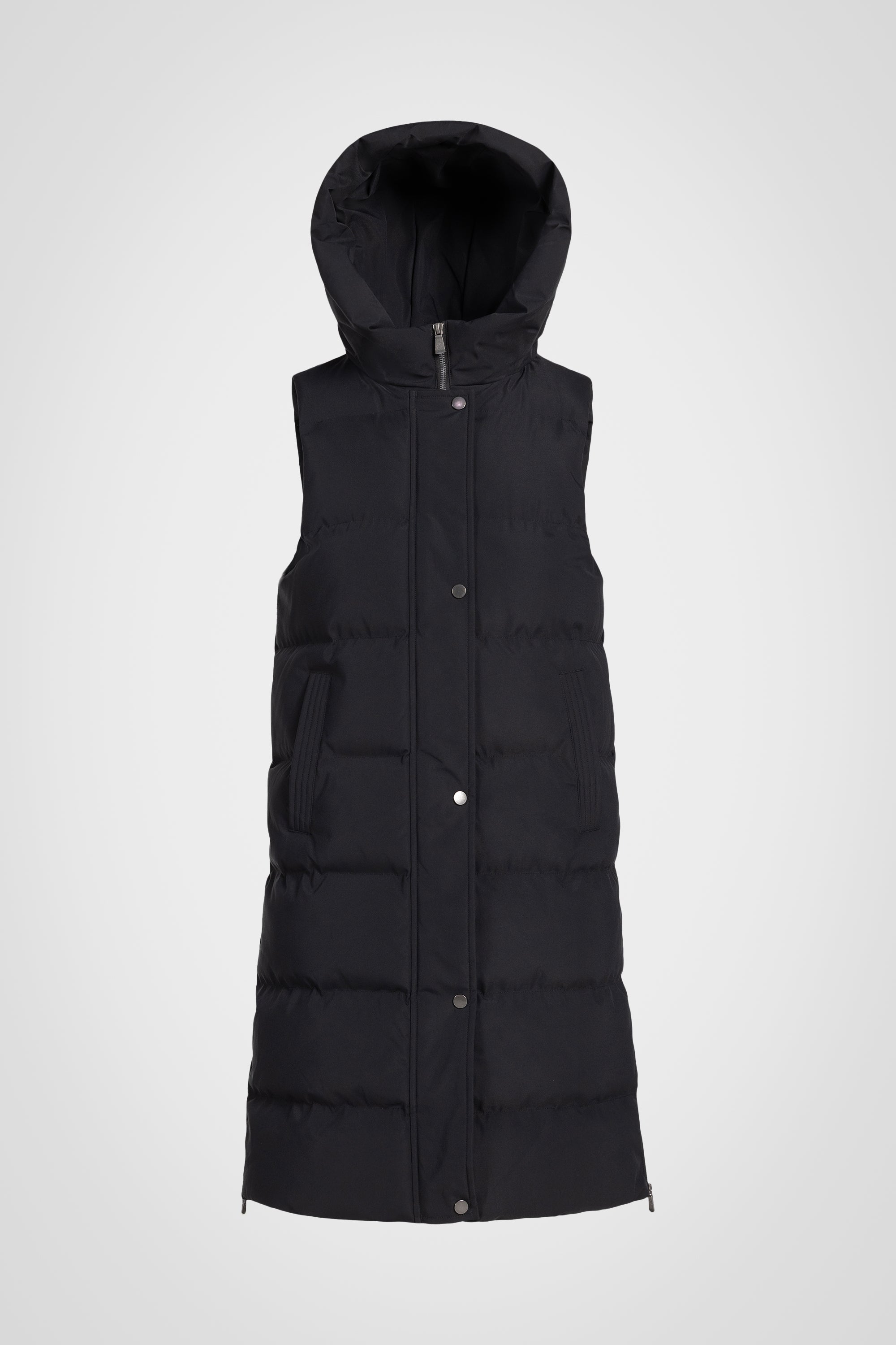 SUDO padded vest「puff」#6712510 PILOT JONES LONGLINE PUFFER VEST IN CROC SUEDE – AKIRA