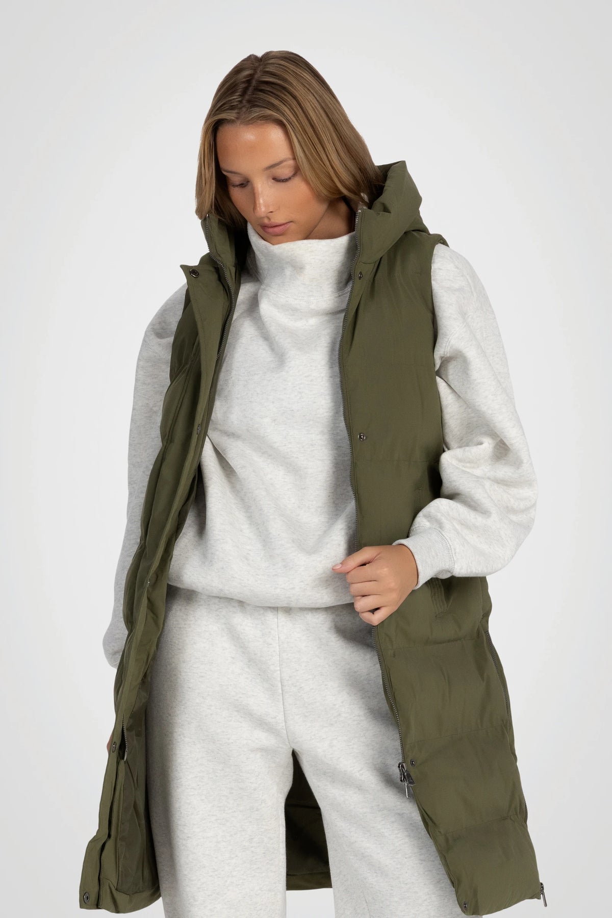 Explorer Long Puffer Vest