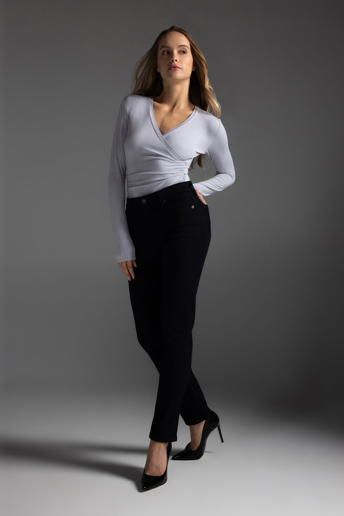 Sophia Wrap Front Bodysuit